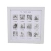Baby First Year Photo Frame with Sturdy Material, Growth Record,