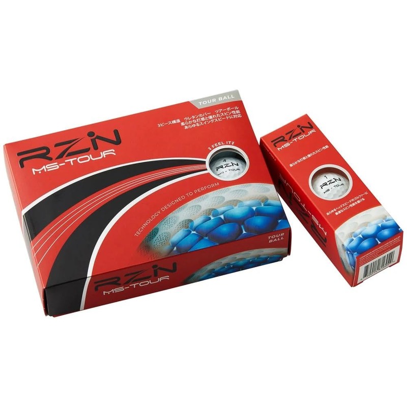 RZN Golf Golf Ball 3 Piece MS-Tour 1 Dozen (12