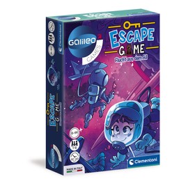 Clementoni 59229 Escape Game - Escape from the All, Board Game for Puzzle & Puzzles, Galactic Learning, including Note cards and props, family game from 8 years