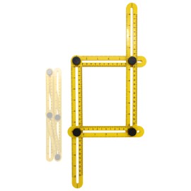 VViViD Heavy-Duty Adjustable Ruler (Angularizer 4 Holder Yellow Plastic)