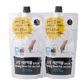 Inkyus Somang Seven Ink (No. 1, No. 2) 400g_4 types, black / 인큐스 소망 세븐먹물 (1,2제) 400g_4종, 블랙