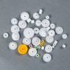 LAOMAO 75-Piece Plastic Gears Gear Set Gears Robot Parts Accessories