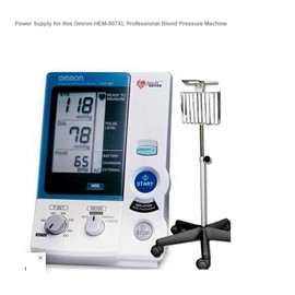 AC Adapter Compatible with OMRON Digital Blood Presure Monitor HEM-907XL