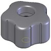RK-1 Soft-Touch Thermoplastic Five-Lobe Knob 1.52 Inch Diameter, 1/4-20 thd.