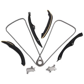 AUCERAMIC Timing Chain Kit with Tensioners and Guides Fits for Ford Expedition 2018-2021 Ford F-150 2017-2020 Lincoln Navigator 2018-2022 3.5L V6 DOHC Turbocharged 31079S, HL3Z6268A