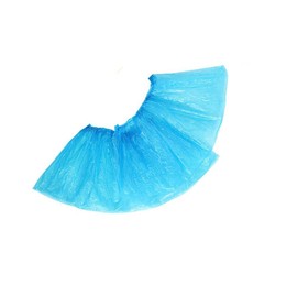50 Pairs Disposable Plastic Shoe Covers Waterproof Non-Slip Boot Shoe Protector Covers for Indoor Guest (Blue)