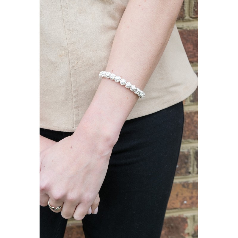 Chelsea Charles Golf Goddess Stroke/Score Counter Bracelet - Silver Golf