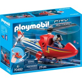 Playmobil 70492 Fire Brigade Helicopter