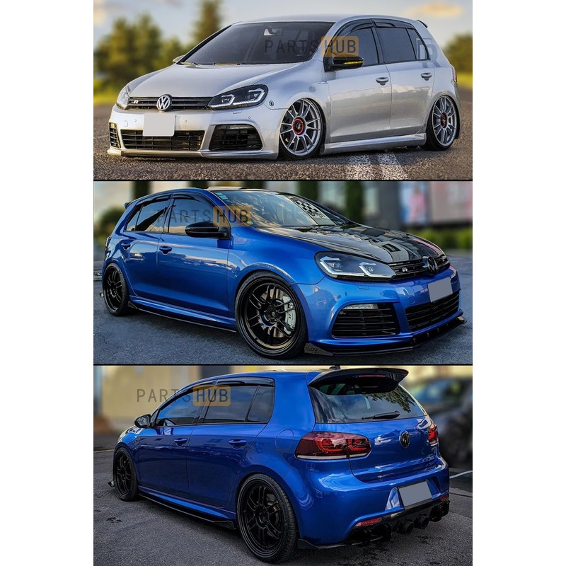 Fits for 2010-2014 VW Golf R GTI MK6 Hatchback 3D