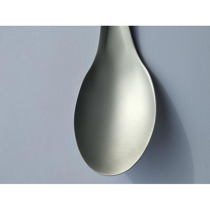 Spork Silver Titanium Outdoor Spork Cutlery Fork Spoon with Nylon