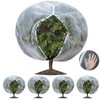 4 Pack Fruit Tree Netting with Zipper & Drawstring, Ultra