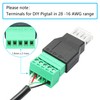 Riertostng USB 2.0 A Female to 5 Pin Screw Terminal