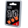 Monkey Lures Hook - 3 Jig Heads, Size/Weight/Colour: Size 1/0