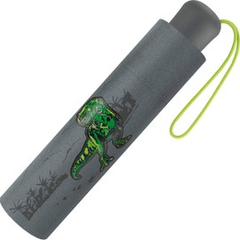 Scout Kinder-Taschenschirm mit reflektierenden Streifen T-Rex Dinosaurier