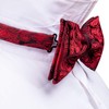 Barry.Wang Paisley Floral Bow Ties for Men Pre Tied Bowtie