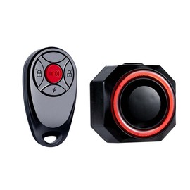 110dB Anti-Theft Bike Tail Light Alarm with Remote, Wireless Rechargeable Bike Alarm with Anti-Theft Alert Security System,Waterproof Brake Light for Motorcycle,Bicycle, E-Bike, E-Scooter