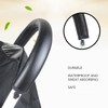 4pcs Stroller Handlebar Cover Waterproof Sweat Absorbing Strong Grip PU