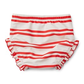 LDIOIF Infant Baby Girl Swim Diapers Washable Reusable Swimming Diaper BPA Free Swimmers Swim Pants Ruffle Water Diapers 3-9M