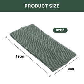 Women Summer Hair Bands Non-Slip Hair Bands Elastic Soft Hair Bands - Sweat Absorbing Hair Accessories - Yoga Training Running Sports Hair Accessories for Women - Set of 3