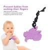 5Pcs Chew Necklace Food Grade Silicone Chewing Pendant for Toddlers