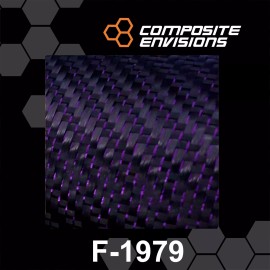 Reflections Purple Reflections Carbon Fiber Fabric 2x2 Twill 3k 5.9oz/200gsm-S