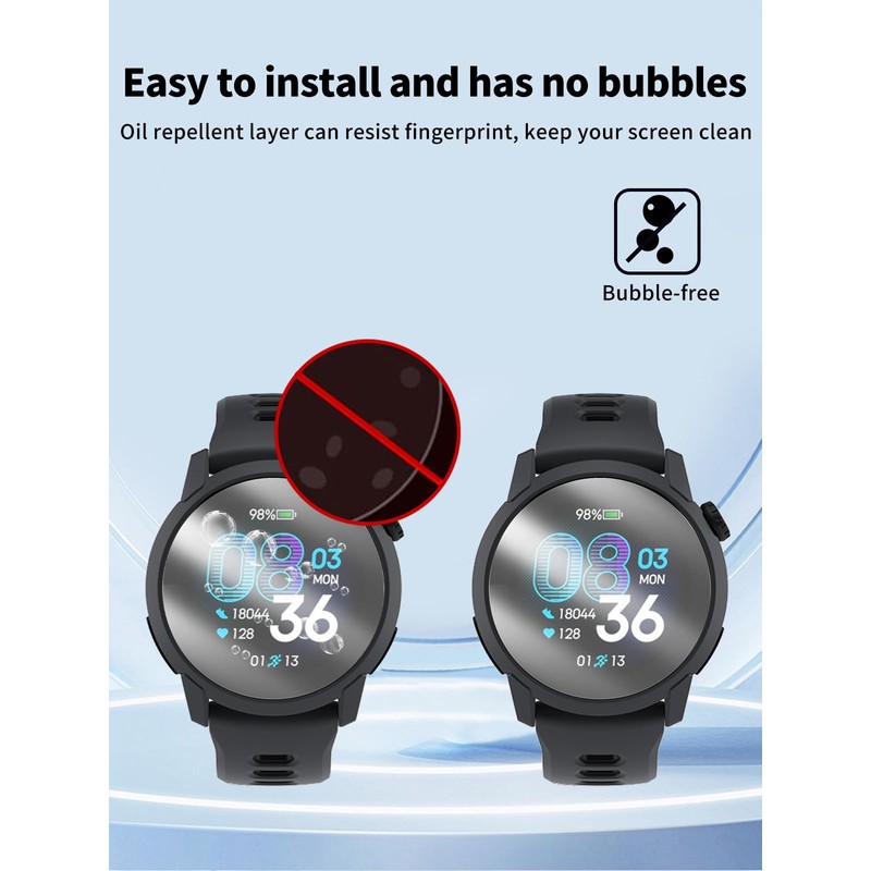 FJIASTB 3-Pack Screen Protector for COROS PACE 4 Smart Watch