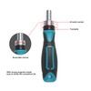 34Pcs Ratchet Screwdriver Set Multi Function CRV Magnetic Ratcheting Bit