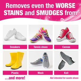 ShoeAnew Shoe Cleaning Kit for Cleaning Sneakers, Leather, White Shoes, Fabric, and More - with Cleaning Spray 8oz, Nylon Brush, Microfiber Shoe Cloth