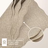 AHHFSMEI Faux Linen Placemats Set of 6 Heat Resistant Non-Slip