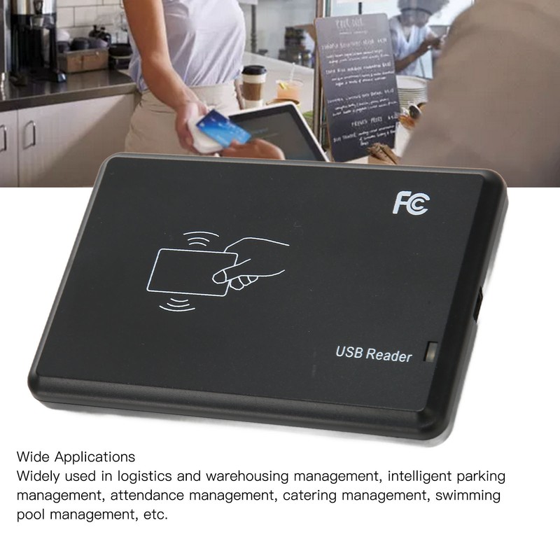 RFID Card Reader 902 to 928MHz 50cm Contactless Portable Multipurpose