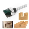 Flush Trim Hinge Mortise Template Router Mills Bit, Gasea 1/4"