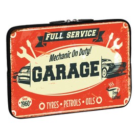 PEDEA Laptop Bag Case Design Sleeve for 15.6 inch, Garage