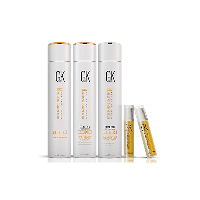 Global Keratin GKhair Moisturising Shampoo, Moisturising Conditioner, pH + Clarifying