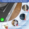 Stove Gap Covers 13.8-27.6 Inch Adjustable, 2 Pack Stainless Steel