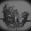 Couple's Masquerade Masks | Masquerade Masks Luxury Black/Black