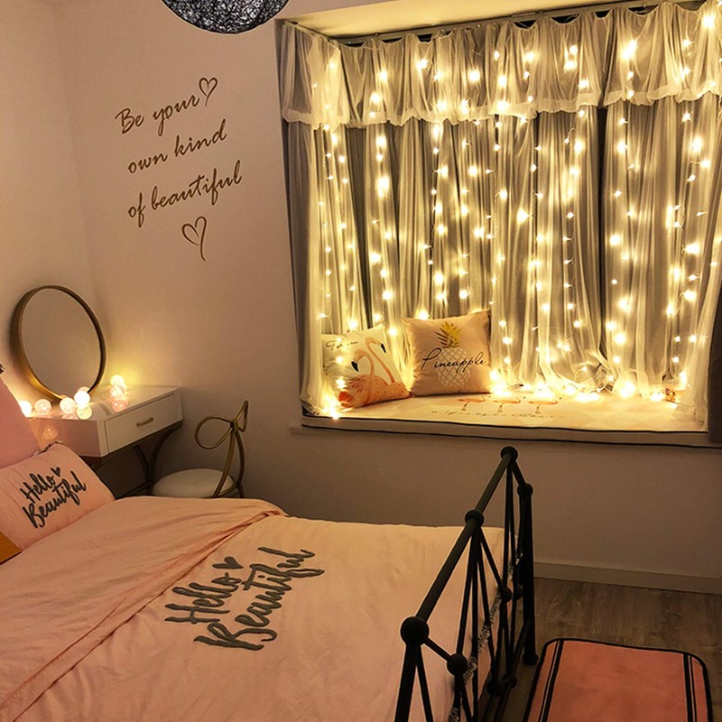 LED String Light 300 LED Lights 8 Modes Control Decoration