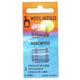 Pony Gold Eye Sewing Needles: Wool, Multi-Colour