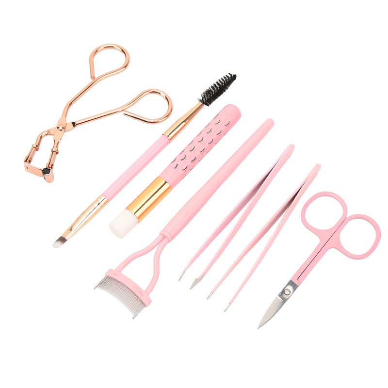 7pcs Eyelash Eyebrow Makeup Tool Eyelash Curler Tool Kit Eyebrow