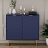 UEV Sideboard Buffet Cabinet with Storage Adjustable Shelf Cabinet -