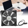 120mm Computer Fan Speed Adjustable 2800RPM Portable Computer Case Cooling