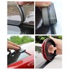 UNLRAE 2PCS 22Ft Windshield Molding,Car Accessories Windshield Seal Strip,Automotive Weather