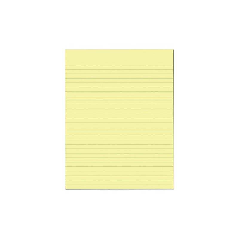 Ampad Evidence Glue Top 8-1/211 Pads, Narrow Rule, White, 50
