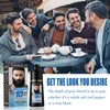Men's 3-in-1 Black Beard & Hair Dye Shampoo, Instant Grey