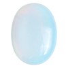 Crocon® Opalite Large Oval Palm Stone Crystal Pocket Worry Stone