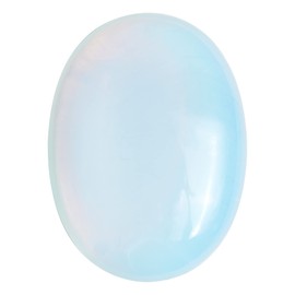 Crocon® Opalite Large Oval Palm Stone Crystal Pocket Worry Stone