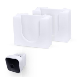 [EOL] Adhesive Blink Indoor Corner Camera Mount, 2 Pack Holder, No Hassle Installation, No Screws, No Mess Bracket Stand, (White) by Brainwavz [EOL]