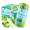 PuraSoda® Cucumber & Lime | Low-Calorie, Cane Sugar Soda Beverage