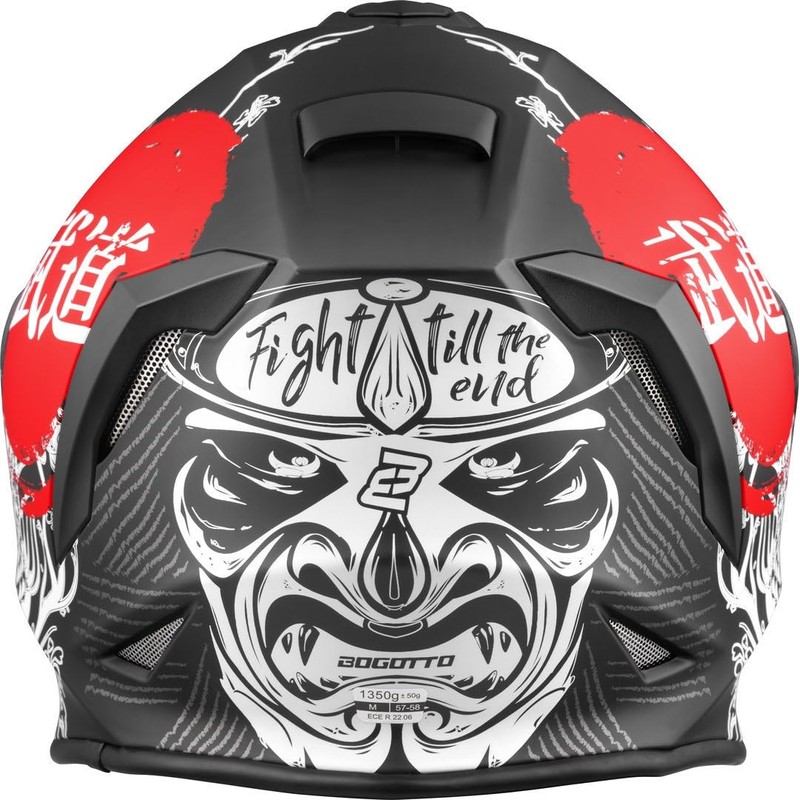 Bogotto H151 Shinee Helmet (White/Red, L)