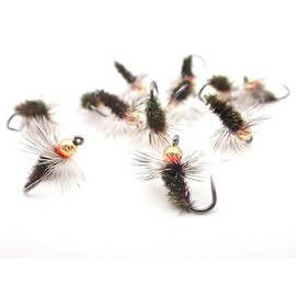 Tungsten Bead Head Peacock FUTSU Kebari Flies (12 Pack)