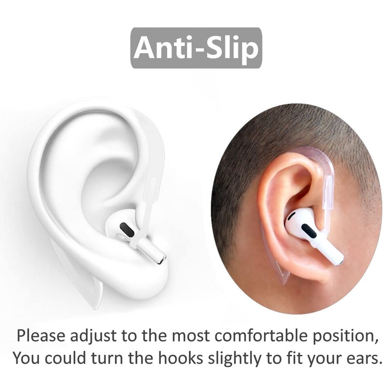 IiEXCEL Compatible with AirPods 4 Ear Hooks, Replacement 360 Angle